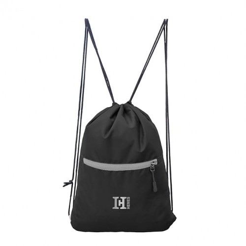 Zipper Pocket Drawstring Bag